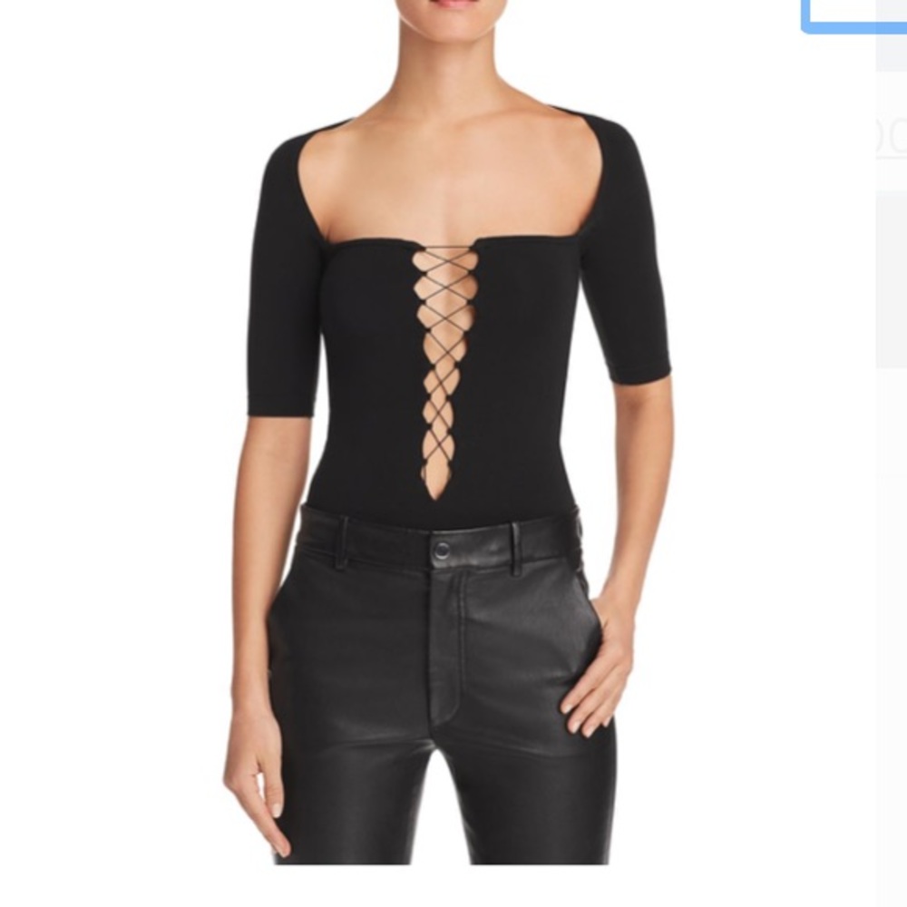 NEW! T by Alexander Wang Criss-Cross Bodysuit